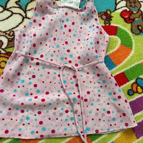 🦞 3/ $10 🦞 Girls 🧒 polka dot tank. - Picture 4 of 6